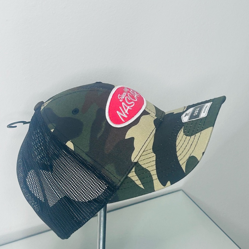 Nascar Kids Green Camouflage Hat - Picture 2 of 4